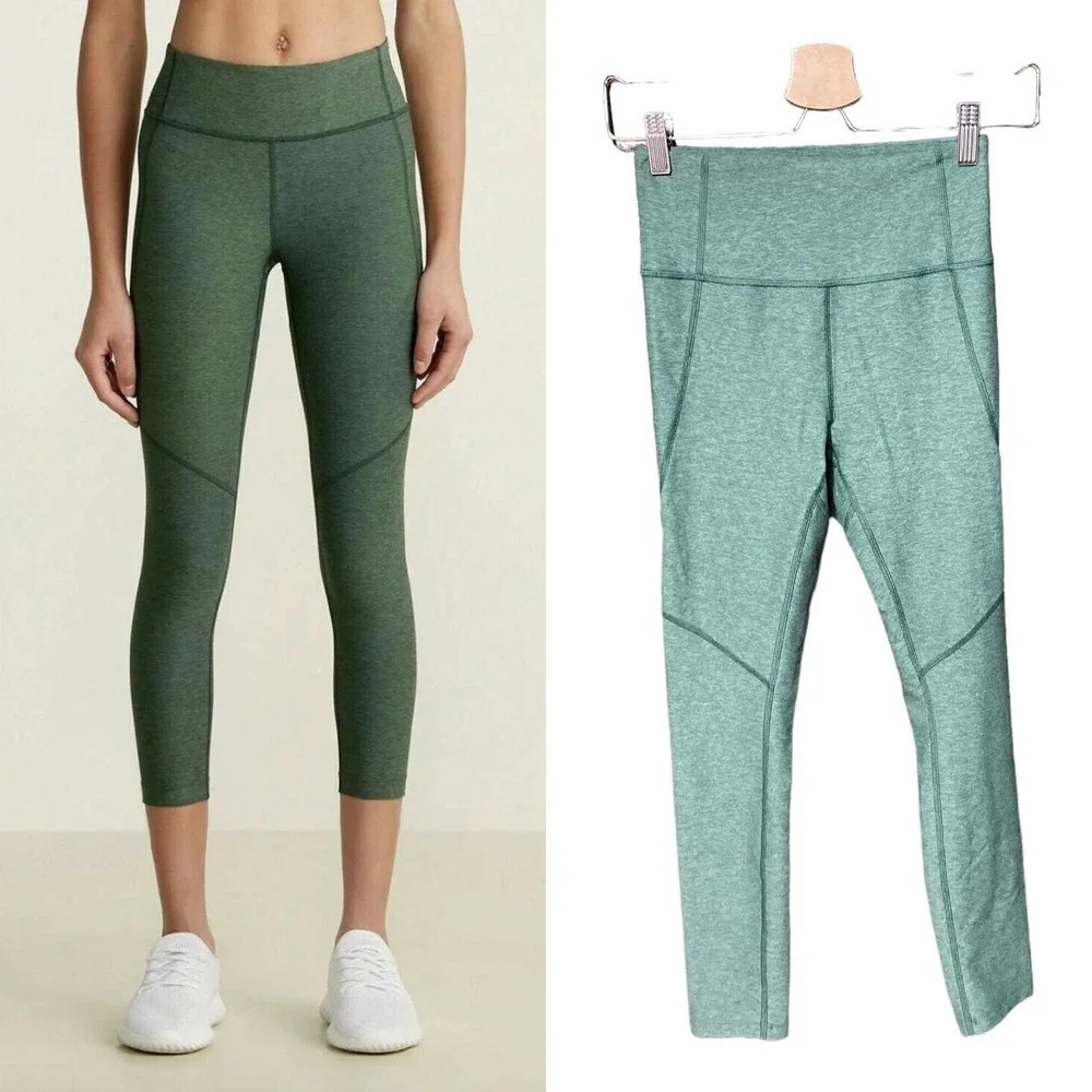Outdoor‎ Voices 3/4 Warmup Leggings Hunter Green Size XS